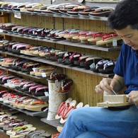 Zori Schuhgeschäft in Asakusa